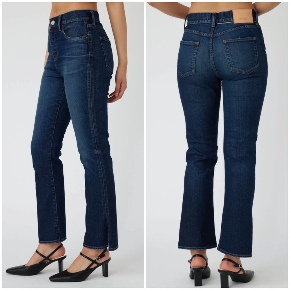 Moussy Vintage Women’s Glendora Flare Jean Size 26 Medium Wash Designer Denim